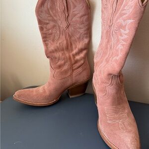 Idyllwind Blush Suede Cowboy Boots sz 10